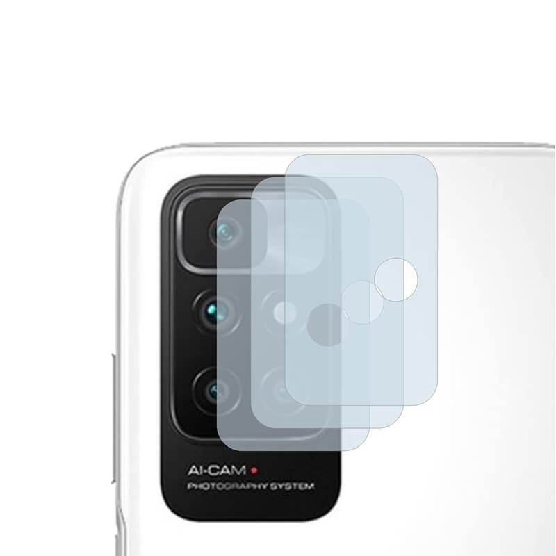 3x Picasee zaščitno steklo za objektiv fotoaparata in kamere za Xiaomi Redmi 10 2+1 brezplačno