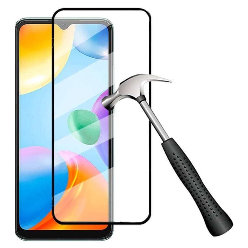 Picasee zaščitno kaljeno steklo 3D z okvirjem za Xiaomi Redmi 10C – črno
