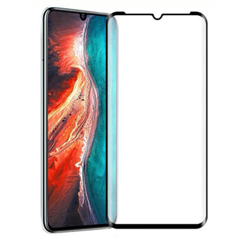 Kaljeno steklo 3D z okvirjem za Huawei P30 Lite – črno