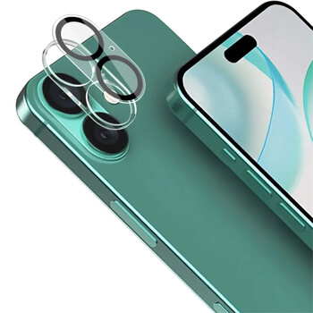 Zaščitno steklo za objektiv fotoaparata in kamere za Apple iPhone 16 Plus