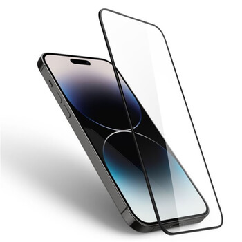 3x kaljeno steklo 3D z okvirjem za Apple iPhone 16 Pro Max – črno