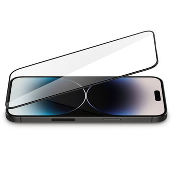 Picasee zaščitno kaljeno steklo 3D z okvirjem za Apple iPhone 16 – črno