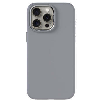 Picasee Premium case s MagSafe pro Apple iPhone 16 Pro Max - Osebno graviranje - Siva