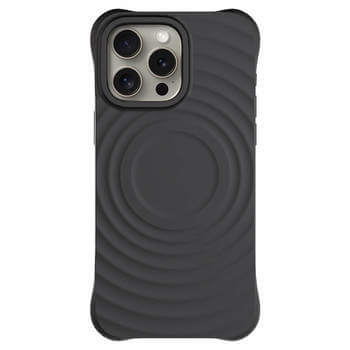 Picasee Shock-proof case s MagSafe Apple iPhone 16 Pro Max - Osebno graviranje - Črna