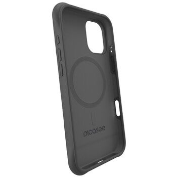 Picasee Shock-proof case s MagSafe Apple iPhone 14 Pro Max - Osebno graviranje - Črna