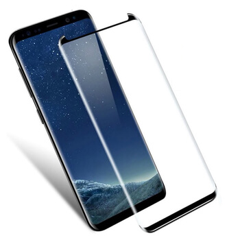 Ukrivljeno zaščitno steklo 3D za Samsung Galaxy S9 G960F – črno