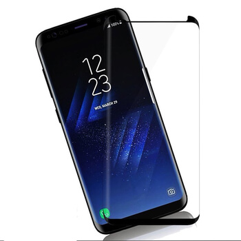 Picasee ukrivljeno zaščitno steklo 3D za Samsung Galaxy S9 G960F – črno