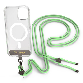 Cross-body phone strap - Zelena