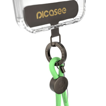 Picasee Cross-body phone strap - Zelena