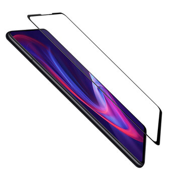 3x kaljeno steklo 3D z okvirjem za Xiaomi Mi 9T (Pro) – črno