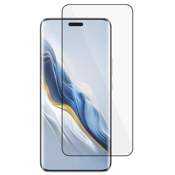 3x kaljeno steklo 3D z okvirjem za Honor Magic7 Lite 5G – črno
