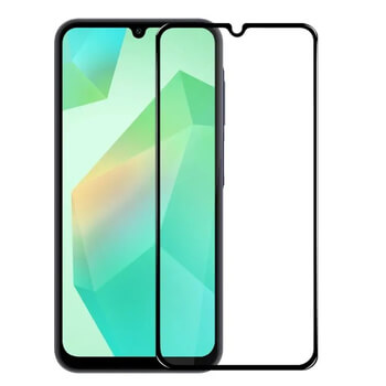 Picasee zaščitno kaljeno steklo 3D z okvirjem za Samsung Galaxy A26 5G A266B – črno