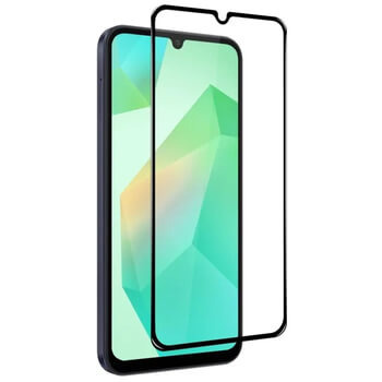 Kaljeno steklo 3D z okvirjem za Samsung Galaxy A26 5G A266B – črno