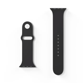Picasee Liquid band Apple Watch 44 mm (5.series) - Črna