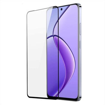 Ukrivljeno zaščitno steklo 3D za Xiaomi Poco C75 – črno