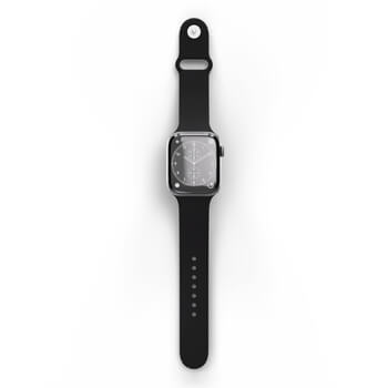 Picasee Liquid band Apple Watch 41 mm (7.series) - Črna