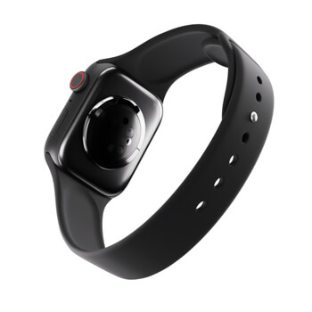 Picasee Liquid band Apple Watch 45 mm (8.series) - Črna