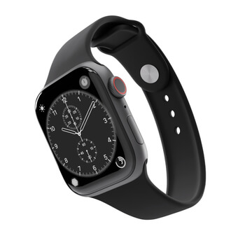 Liquid band Apple Watch 46 mm (10.series) - Črna