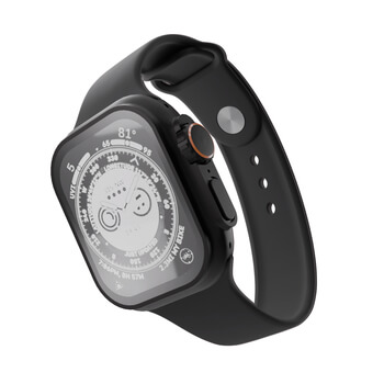Liquid band Apple Watch Ultra 49 mm - Črna