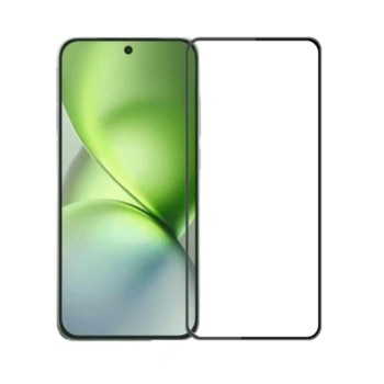 3x kaljeno steklo 3D z okvirjem za Xiaomi Redmi A5 – črno
