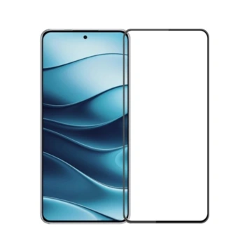 3x kaljeno steklo 3D z okvirjem za Xiaomi Redmi Note 14S – črno