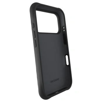 Picasee Shock-proof case s MagSafe Apple iPhone 17 Pro - Osebno graviranje - Črna
