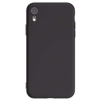 Picasee silikonski črni ovitek za Apple iPhone XR - Lasten foto dizajn