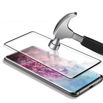 3x Picasee ukrivljeno zaščitno steklo 3D za Samsung Galaxy Note 10+ N975F – črno – 2+1 brezplačno