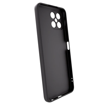 Picasee silikonski črni ovitek za Honor X8 4G - Cute coffee