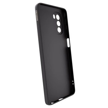 Picasee silikonski črni ovitek za Motorola Moto G51 - SCRATCH