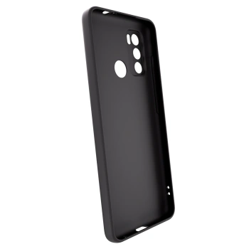 Picasee silikonski črni ovitek za Motorola Moto G60 - Lean 2