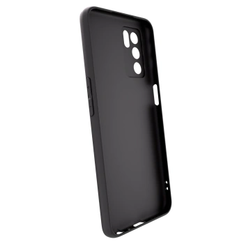 Picasee silikonski črni ovitek za OPPO A16s - FLIGHT PATH