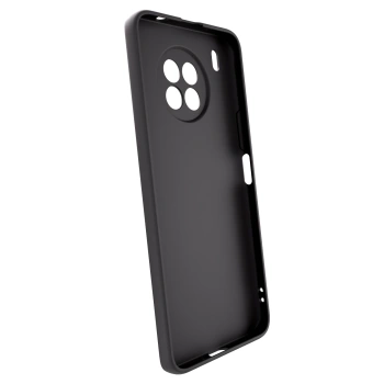 Picasee silikonski črni ovitek za Huawei Nova 8i - STICKERS x TAGS