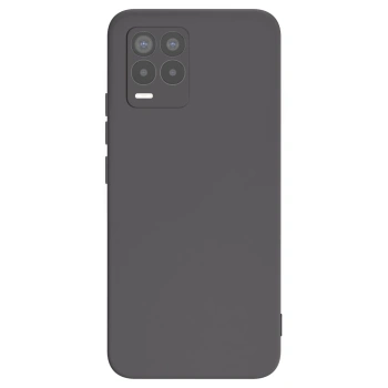 Picasee silikonski črni ovitek za Realme 8 4G - Lasten foto dizajn