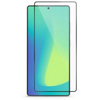 Kaljeno steklo 3D z okvirjem za Samsung Galaxy S26 Ultra – črno