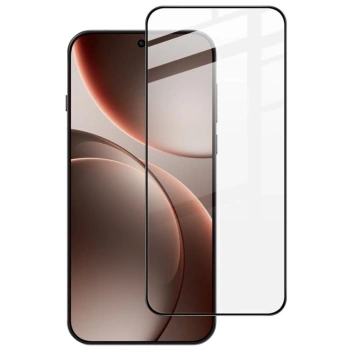 Kaljeno steklo 3D z okvirjem za OPPO Find X9 Pro – črno
