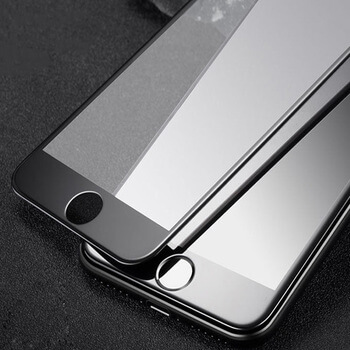 Picasee zaščitno kaljeno steklo 3D z okvirjem za Apple iPhone 8 Plus – črno