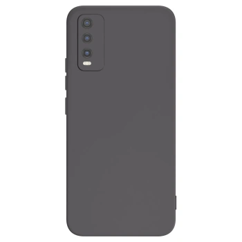 Picasee silikonski črni ovitek za Vivo Y20s - Lasten foto dizajn