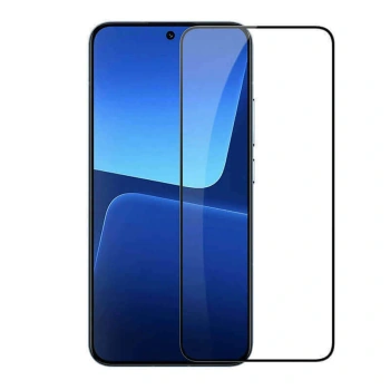 Kaljeno steklo 3D z okvirjem za Xiaomi 17T – črno