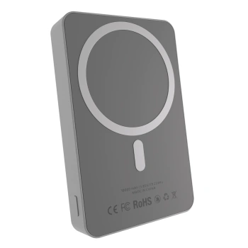 Picasee Prenosna baterija z MagSafe 10 000 mAh Siva - Black