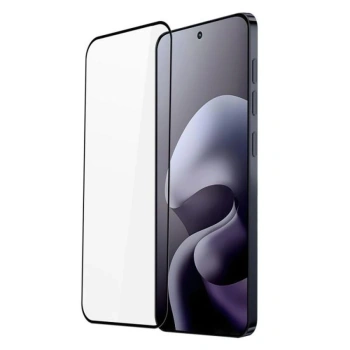 Kaljeno steklo 3D z okvirjem za Motorola Moto G57 Power – črno