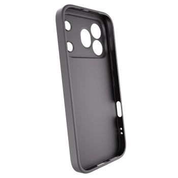 Picasee silikonski črni ovitek za Honor 600 Pro - Clear