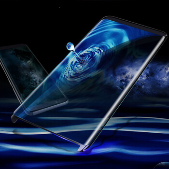 Picasee ukrivljeno zaščitno steklo 3D za Samsung Galaxy S8 G950F – črno