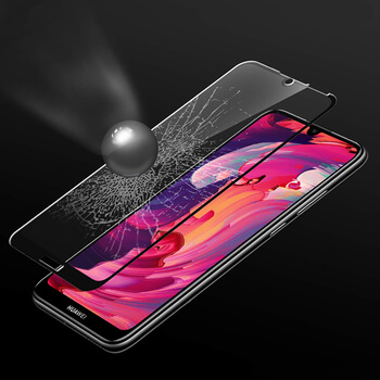 Picasee zaščitno kaljeno steklo 3D z okvirjem za Huawei Y6S – črno