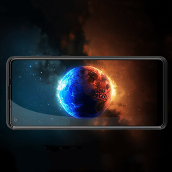 Picasee zaščitno kaljeno steklo 3D z okvirjem za Samsung Galaxy A21s – črno