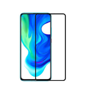 Picasee zaščitno kaljeno steklo 3D z okvirjem za Xiaomi Poco F2 Pro – črno