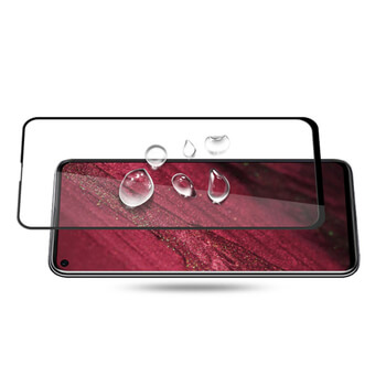 Picasee zaščitno kaljeno steklo 3D z okvirjem za Honor 20 Pro – črno
