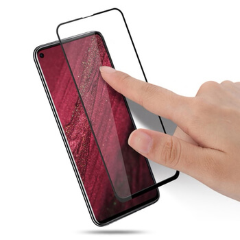 3x kaljeno steklo 3D z okvirjem za Honor 20 Pro – črno