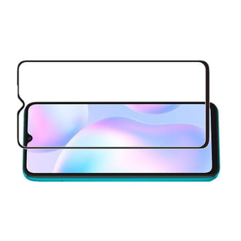 3x Picasee kaljeno steklo 3D z okvirjem za Xiaomi Redmi 9A – črno – 2+1 brezplačno
