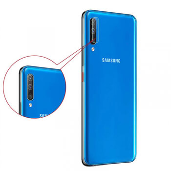 3x Picasee zaščitno steklo za objektiv fotoaparata in kamere za Samsung Galaxy A70 A705F 2+1 brezplačno